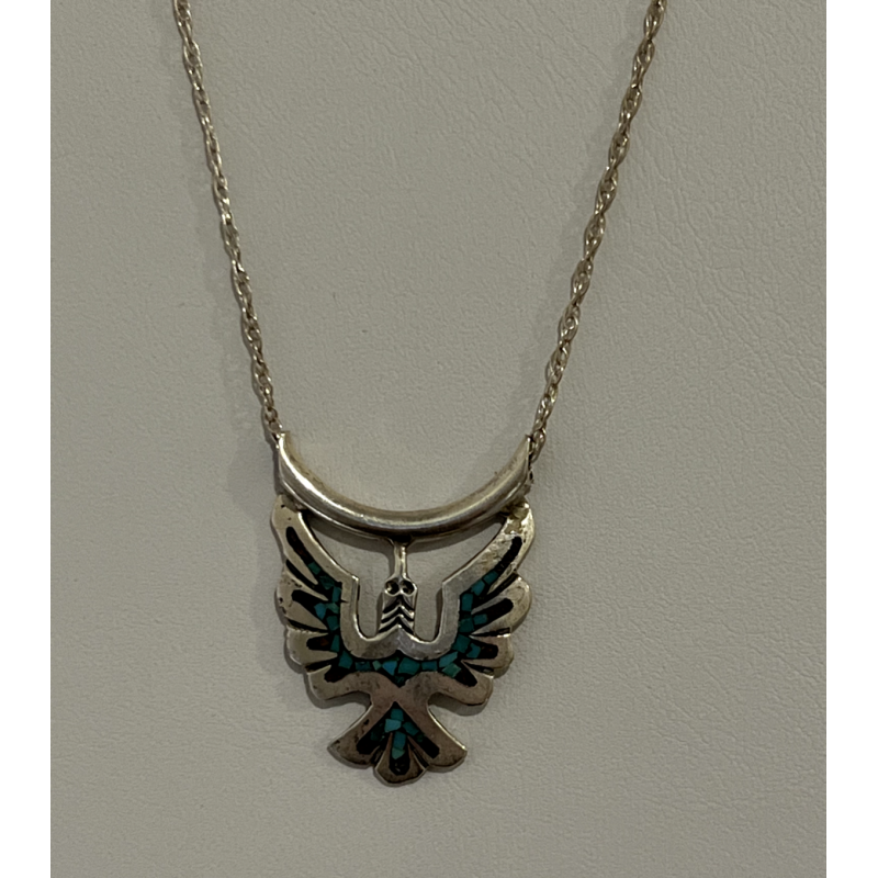925 Sterling Silver Turquoise Necklace