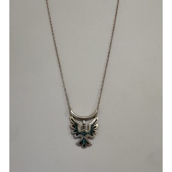925 Sterling Silver Turquoise Necklace