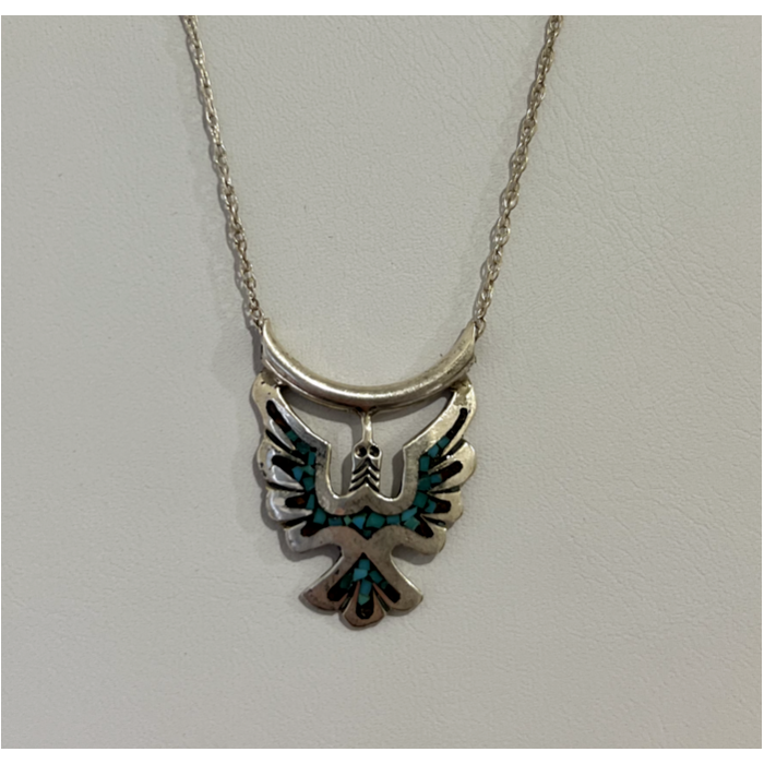 925 Sterling Silver Turquoise Necklace