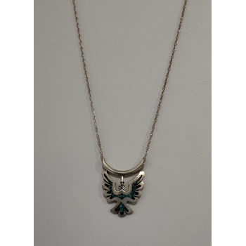 925 Sterling Silver Turquoise Necklace