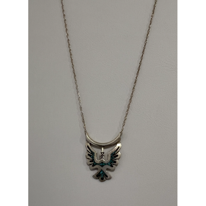 925 Sterling Silver Turquoise Necklace