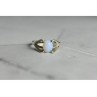 925 Sterling Silver Opal Ring Size 6.5