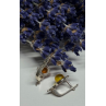 925 Sterling Silver Amber Earrings
