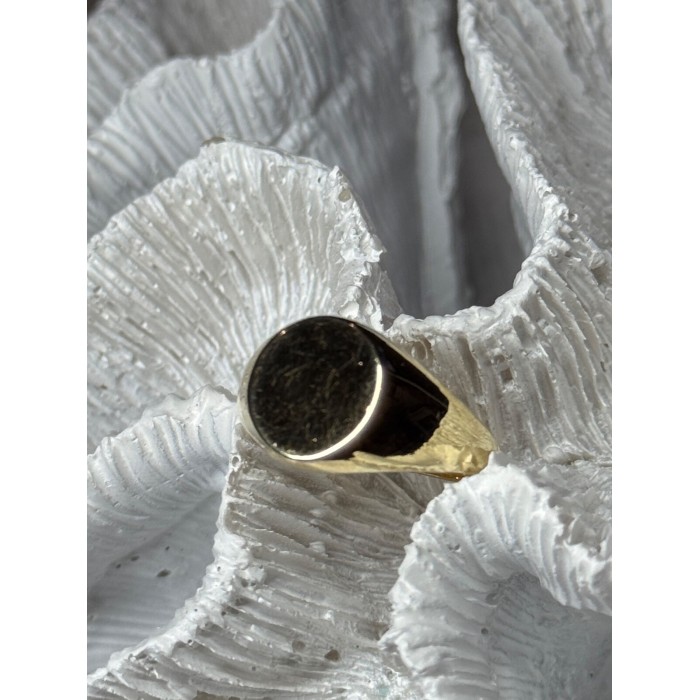 925 Sterling Silver Gold Plated Ring Size 7