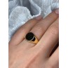 925 Sterling Silver Gold Plated Ring Size 7