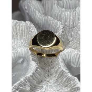 925 Sterling Silver Gold Plated Ring Size 7