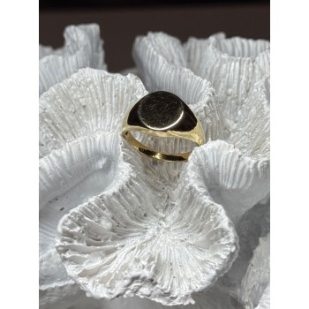 925 Sterling Silver Gold Plated Ring Size 7