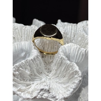925 Sterling Silver Gold Plated Ring Size 7