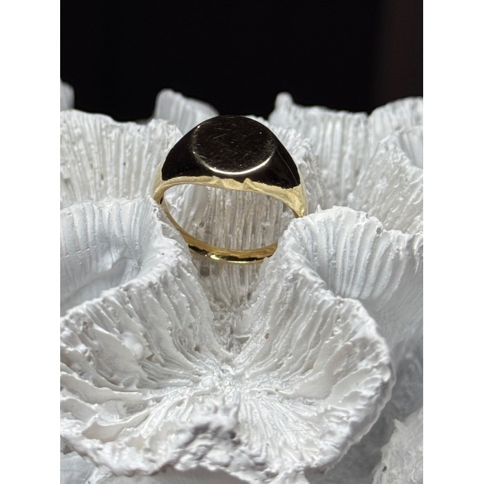 925 Sterling Silver Gold Plated Ring Size 7