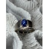Men's 925 Sterling Silver Star Sapphire Ring Size 10
