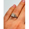 925 Sterling Silver CZ Ring Size 6