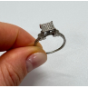 925 Sterling Silver CZ Ring Size 6