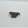 925 Sterling Silver CZ Ring Size 6