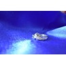 925 Sterling Silver White/colorless Spinel Ring Size 6.5