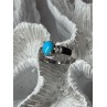 925 Sterling Silver Larimar & Beryl Ring Size 7.5