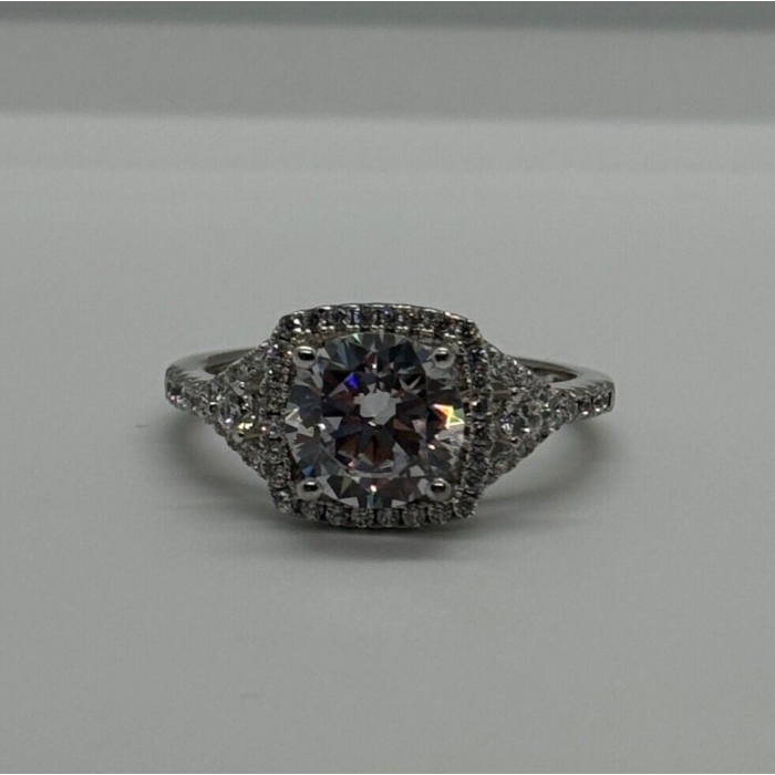 925 Sterling Silver CZ Ring Size 9.5