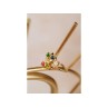 14K Yellow  Gold Multicolor Spinel Ring Size 7