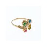 14K Yellow  Gold Multicolor Spinel Ring Size 7