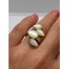 925 STERLING SILVER  MOTHER OF PEARL RING SIZE 7