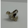 925 STERLING SILVER  MOTHER OF PEARL RING SIZE 7