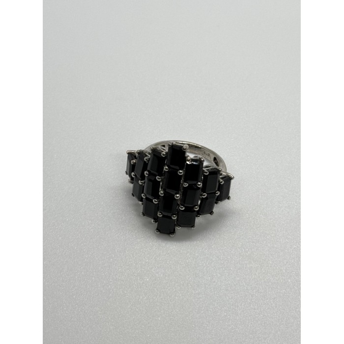 925 Sterling Silver Tourmaline Ring Size 5.5