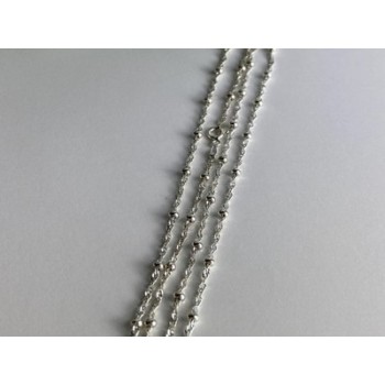 925 Sterling Silver Necklace Italy 29.9 in