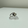 925 Sterling Silver CZ Ring Size 6.5 Italy