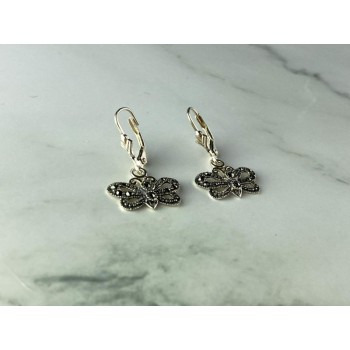 Vintage 925 Sterling Silver Marcasites 