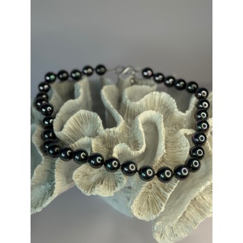 Aesthetic 925 Sterling Silver South Sea Shell Pearls Necklace Length 18 Inch