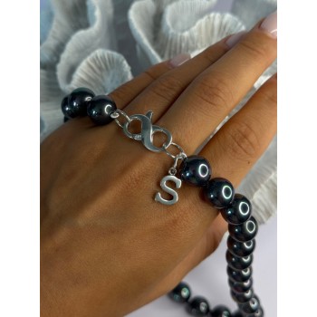 Aesthetic 925 Sterling Silver South Sea Shell Pearls Necklace Length 18 Inch