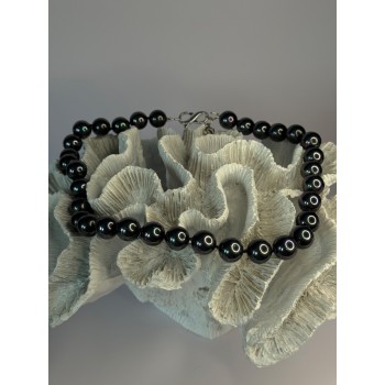 Aesthetic 925 Sterling Silver South Sea Shell Pearls Necklace Length 18 Inch