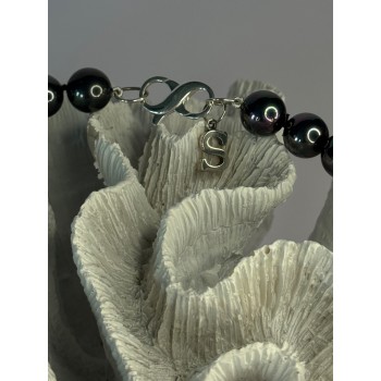 Aesthetic 925 Sterling Silver South Sea Shell Pearls Necklace Length 18 Inch