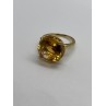 10K YELLOW GOLD RING CITRINE  SIZE 6