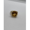 10K YELLOW GOLD RING CITRINE  SIZE 6