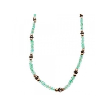 925 Sterling Silver Green Jade Necklace
