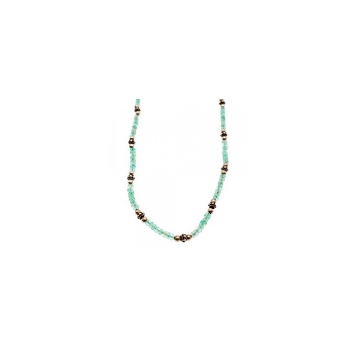 925 Sterling Silver Green Jade Necklace