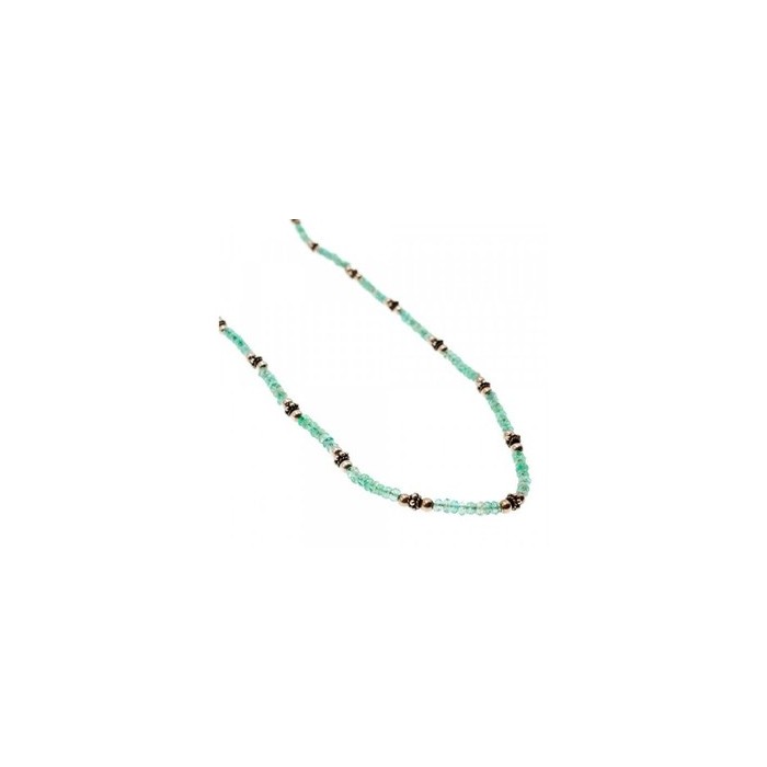 925 Sterling Silver Green Jade Necklace