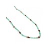 925 Sterling Silver Green Jade Necklace