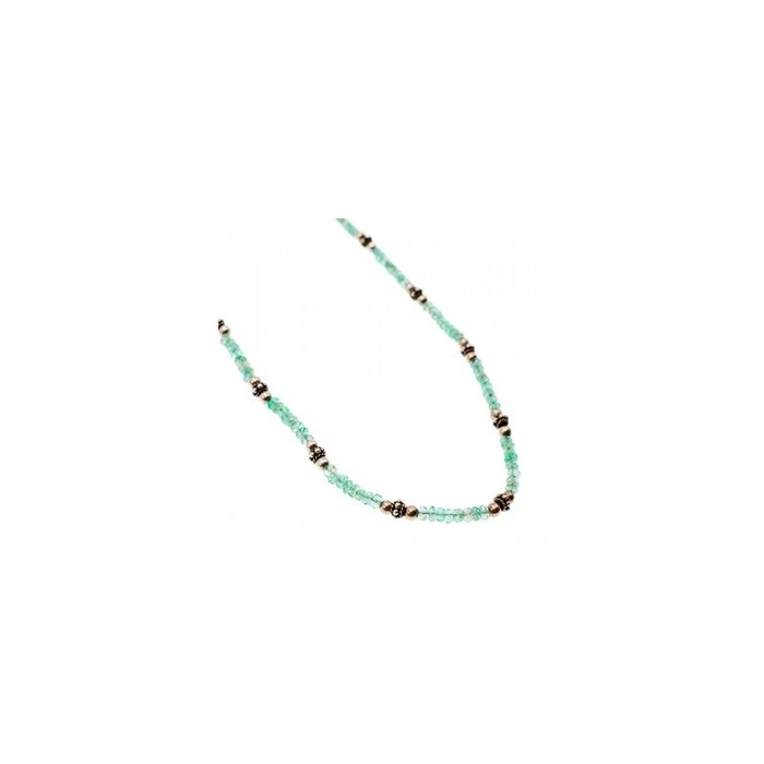 925 Sterling Silver Green Jade Necklace