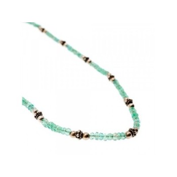 925 Sterling Silver Green Jade Necklace