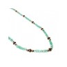 925 Sterling Silver Green Jade Necklace