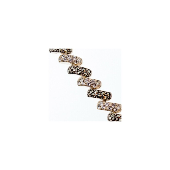 925 STERLING SILVER CZ & MARCASITES BRACELET