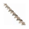 925 STERLING SILVER CZ & MARCASITES BRACELET