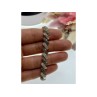 925 STERLING SILVER CZ & MARCASITES BRACELET