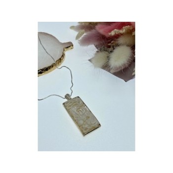 925 Sterling Silver Ivory Chain with Pendant