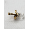 10K YELLOW GOLD CRYSTAL SWAROVSKI PENDANT