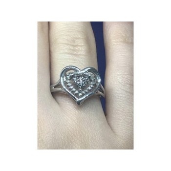 925 Sterling Silver Black Spinel & CZ 