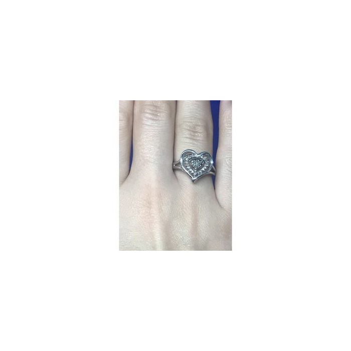 925 Sterling Silver Black Spinel & CZ 