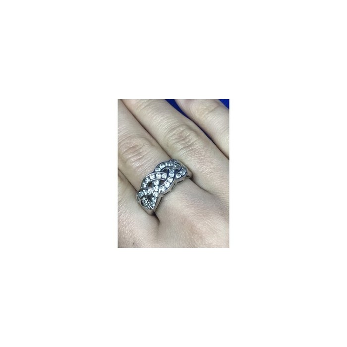 925 Sterling Silver CZ Ring Size 8.5