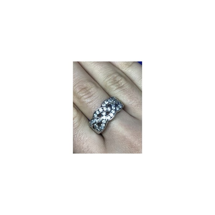 925 Sterling Silver CZ Ring Size 8.5